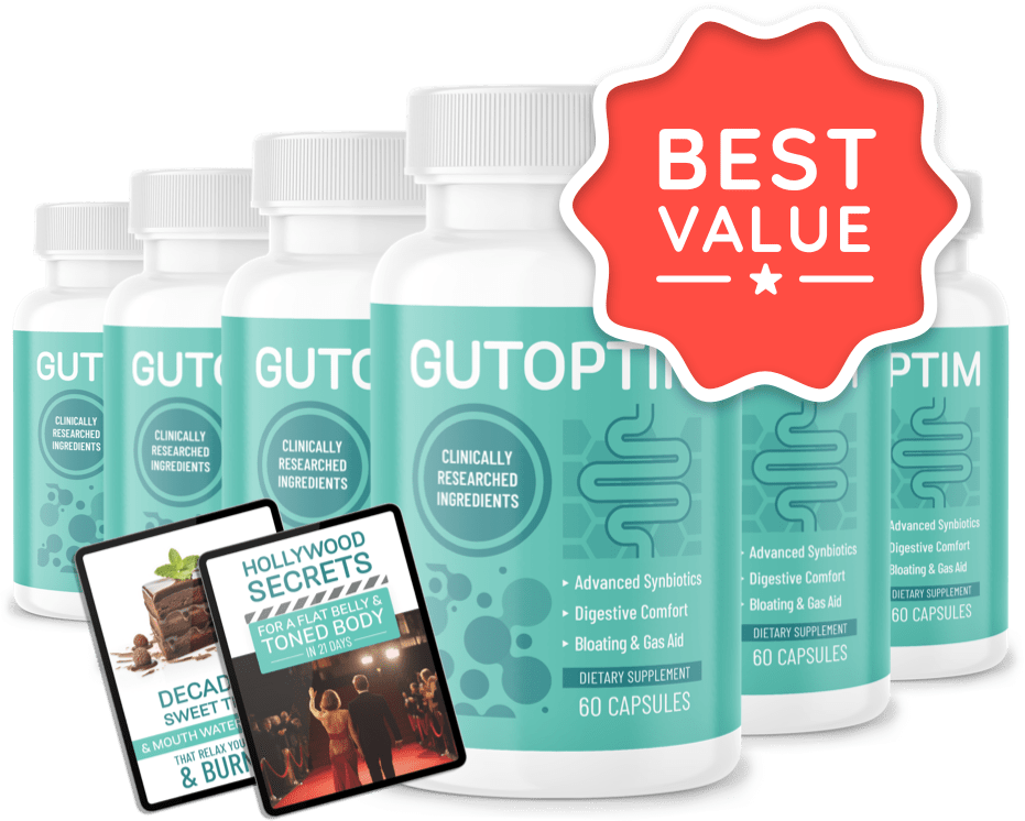 GutOptim 6 bottles with pair of ebooks and banner